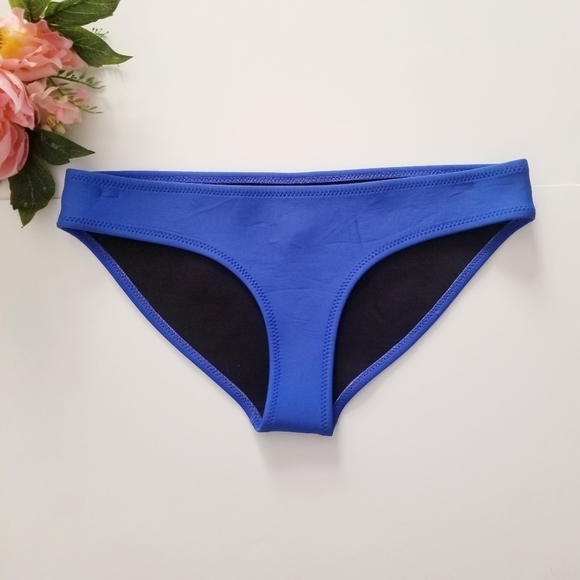 TRIANGL Blue Neoprene Swimsuit Bottom + Victoria's Secret Apollo Tops - Picture 6 of 13